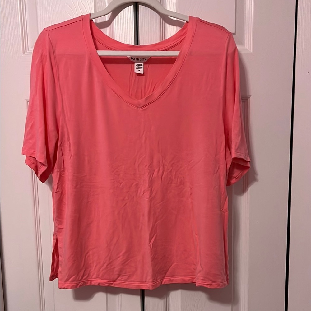 Athleta Women's Coral V-Neck Top